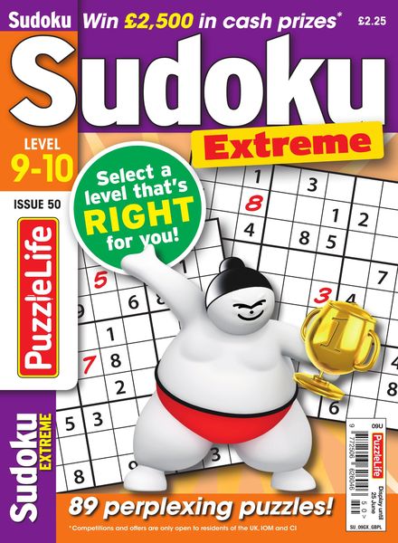 PuzzleLife Sudoku Extreme – May 2020