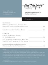 The Taxpayer – November – December 2017