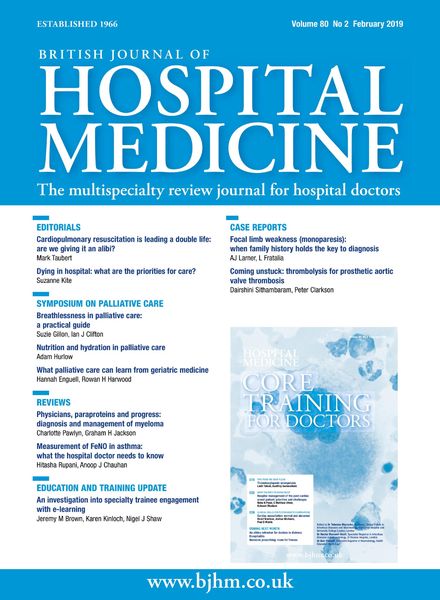 British Journal of Hospital Medicine – February 2019