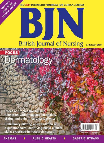 British Journal of Nursing – 14 February 2019