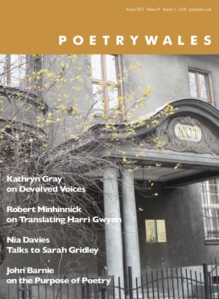Poetry Wales – Autumn 2013 49.2