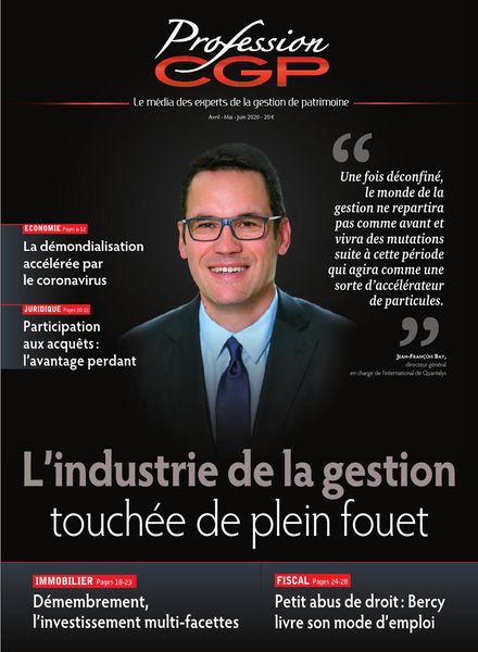 Profession CGP – avril 2020