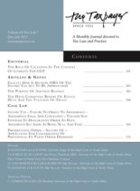 The Taxpayer – July 2015
