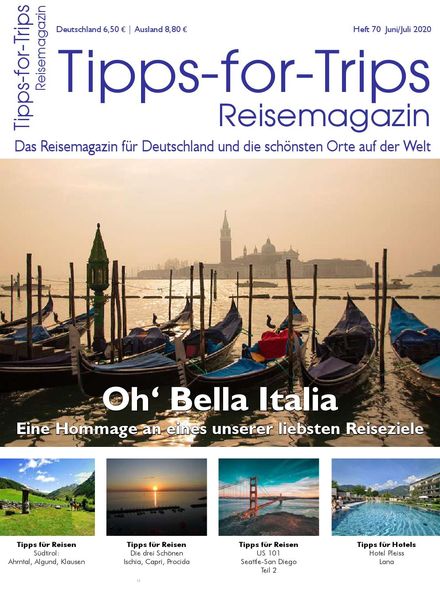 Tipps for Trips – Juni-Juli 2020