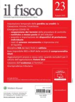 il fisco – 8 Giugno 2020