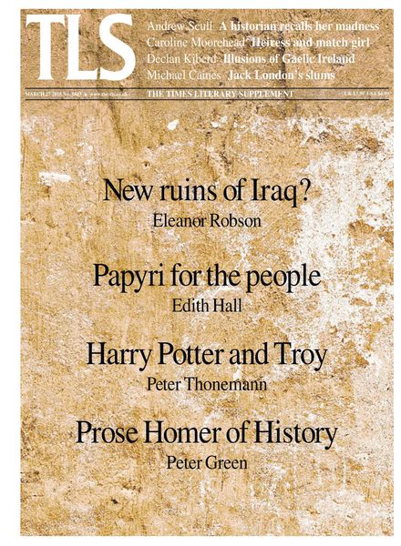 The Times Literary Supplement – 27 March 2015