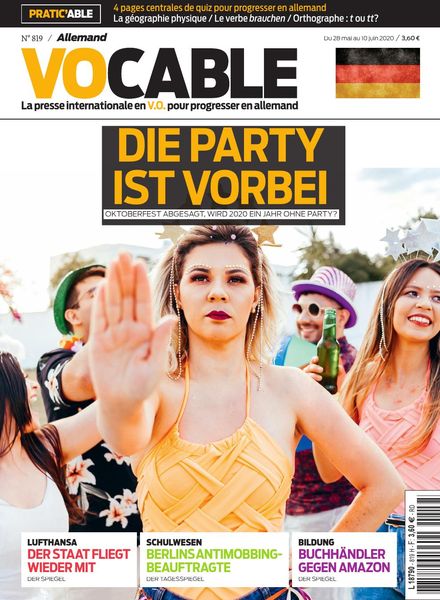Vocable Allemand – 28 mai 2020