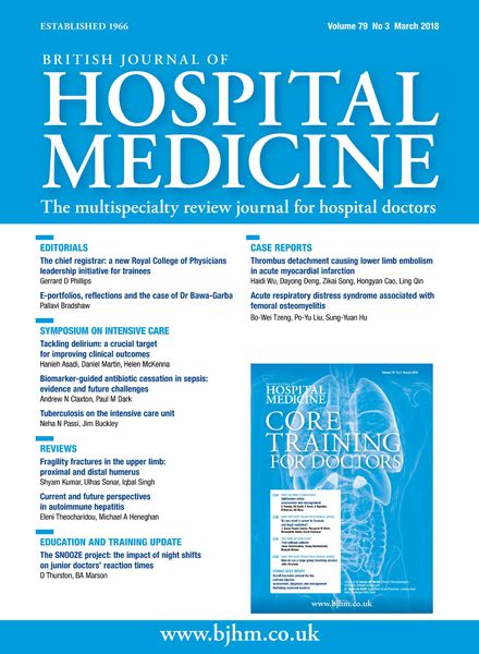 British Journal of Hospital Medicine – March 2018