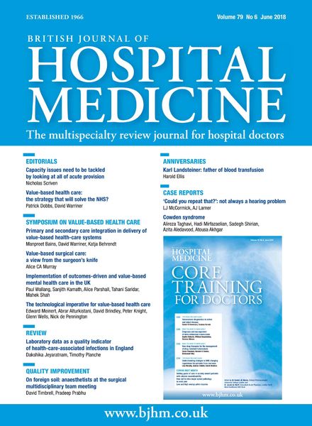 British Journal of Hospital Medicine – June 2018