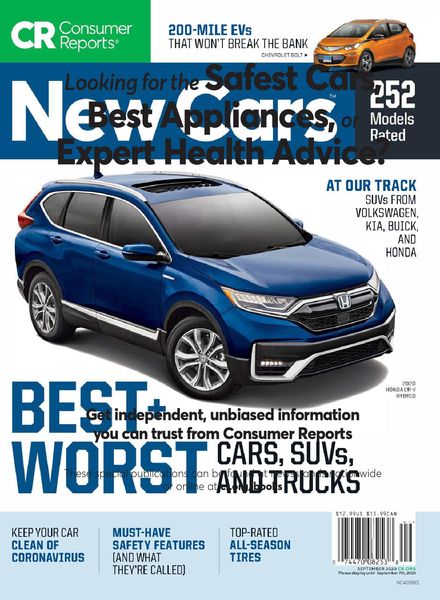 Consumer Reports New Cars – September 2020