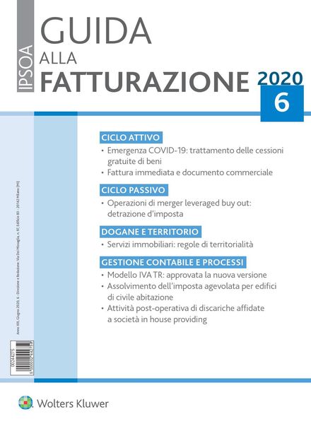 Guida alla Fatturazione – Giugno 2020