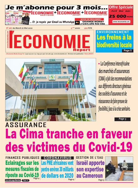 L’Economie International – 26 mai 2020