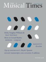 The Musical Times – Winter 2018
