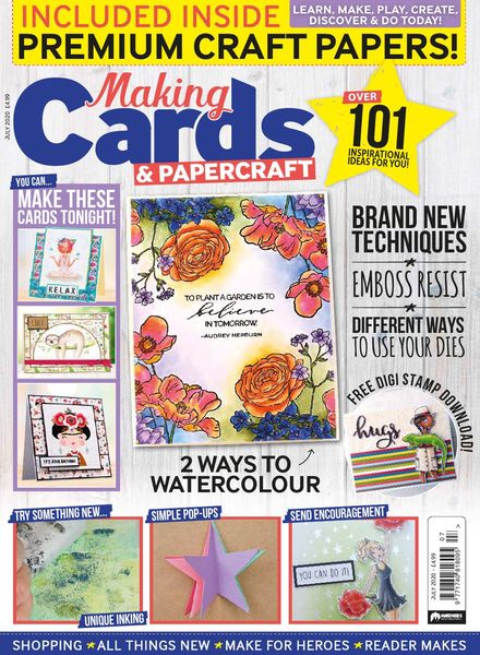 Making Cards & PaperCraft – July 2020