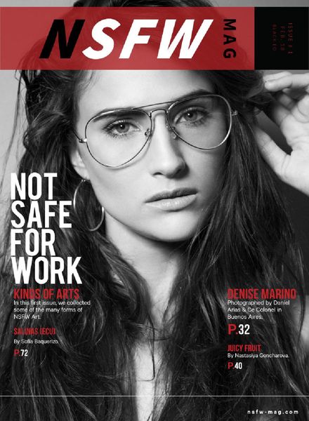 NSFW Magazine – Issue 1 Black Edition February 2018
