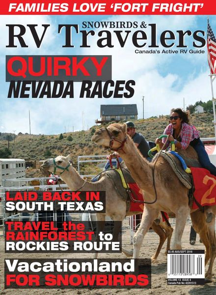 Snowbirds & RV Travelers – August-September 2016