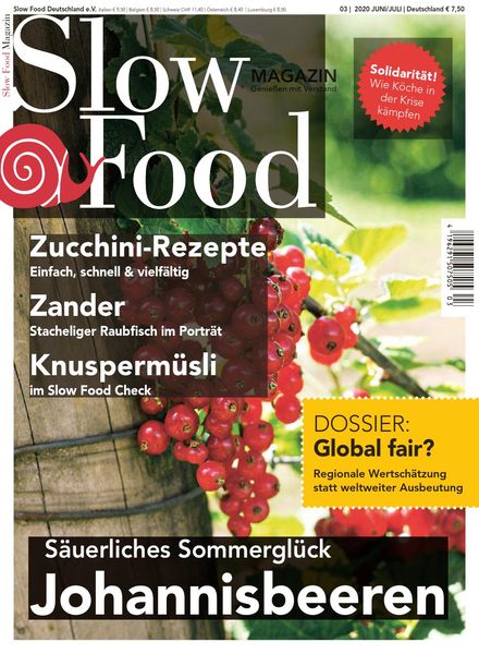 Slow Food Magazin – Juni-Juli 2020