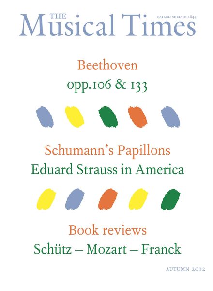 The Musical Times – Autumn 2012