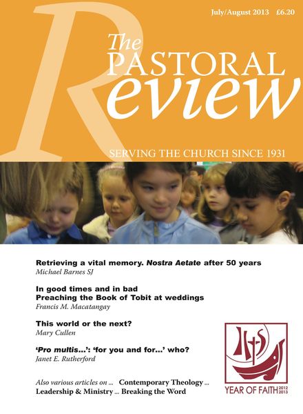 The Pastoral Review – July-August 2013