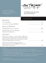 The Taxpayer – November – December 2014