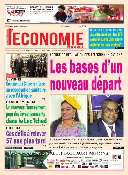 Le quotidien de l’economie magazine Afrique – 01 juin 2020