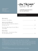 The Taxpayer – March 2017