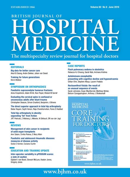 British Journal of Hospital Medicine – June 2019