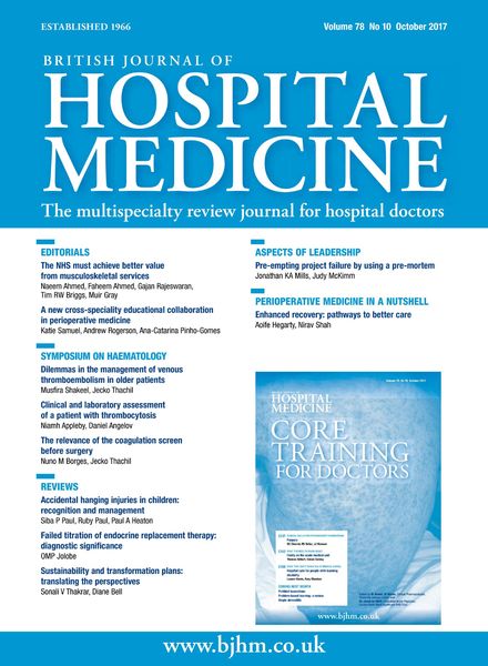 British Journal of Hospital Medicine – October 2017