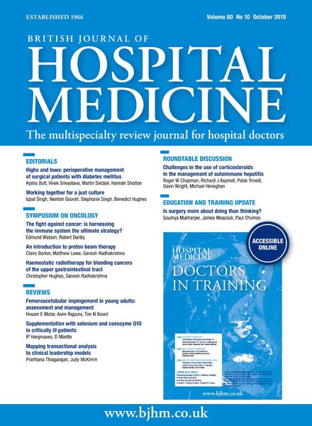 British Journal of Hospital Medicine – October 2019