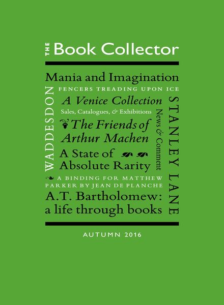 The Book Collector – Autumn 2016