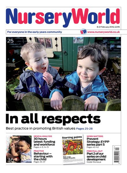 Nursery World – 8 February 2016