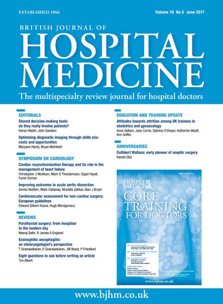 British Journal of Hospital Medicine – June 2017