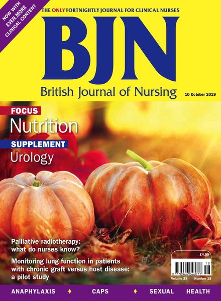 British Journal of Nursing – 10 October 2019
