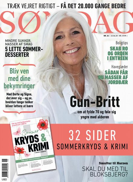 Sondag – 22 juni 2020