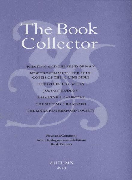 The Book Collector – Autumn 2013