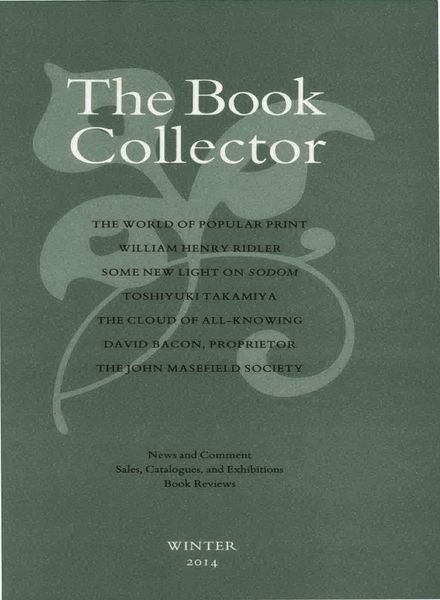 The Book Collector – Winter 2014
