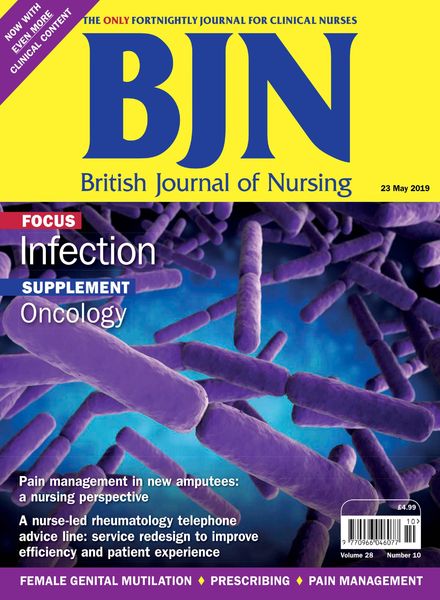 British Journal of Nursing – 23 May 2019
