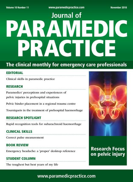 Journal of Paramedic Practice – November 2018