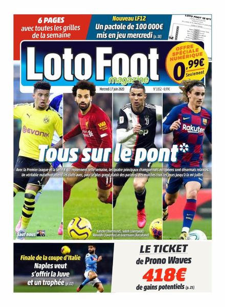 Loto Foot – 17 Juin 2020