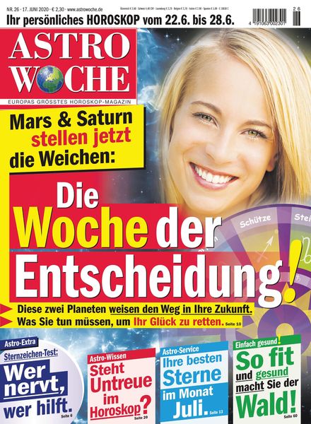 Astrowoche – 17 Juni 2020