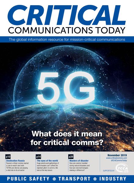 Critical Communications Today – November 2019