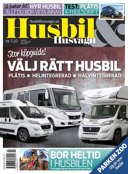 Husbil & Husvagn – 16 juni 2020