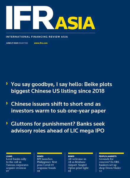 IFR Asia – June 27, 2020