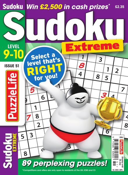 PuzzleLife Sudoku Extreme – June 2020