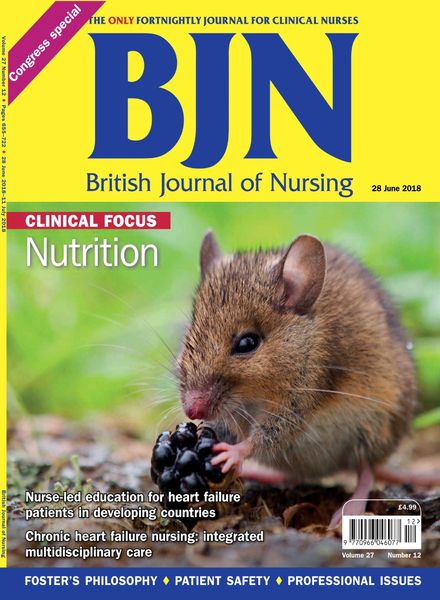 British Journal of Nursing – 28 June 2018