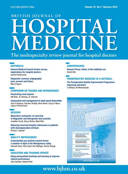 British Journal of Hospital Medicine – February 2018