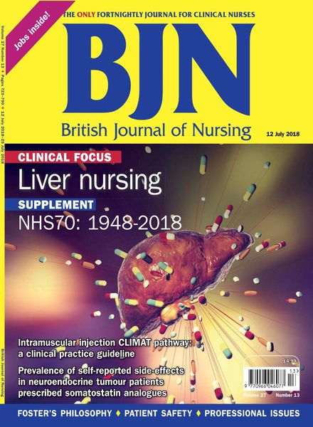 British Journal of Nursing – 12 July 2018