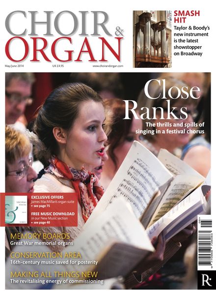 Choir & Organ – May-June 2014