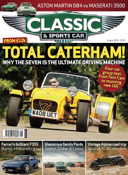 Classic & Sports Car UK – August 2016