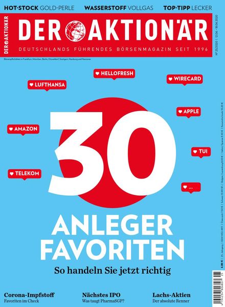 Der Aktionar – 11 Juni 2020